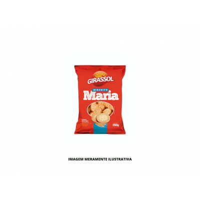 BISCOITO - GIRASSOL - 250G - MINI MARIA TRADICIONAL - CX22